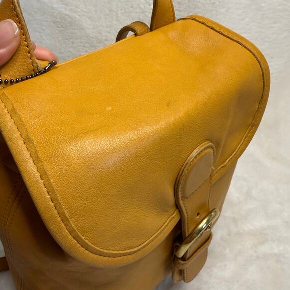 Vintage Coach 4152 Leather United States Backpack Crossbody Bag main image 11